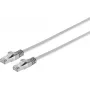 Plokščias RJ45 Ethernet kabelis ShiverPeaks Cat.7 Slim Pilkas 15 m