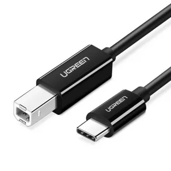 USB kabelis Ugreen 50446 USB 2.0 2 m USB C – Mini-USB B juodas