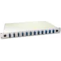 Lightwin LWL Splice Box, 24 skaidulų, 12x DSC vienmodis, 9/125µm OS2 G657.A1 Pigtail Splice Box (SPBOX 24E09 OS2 DSC)