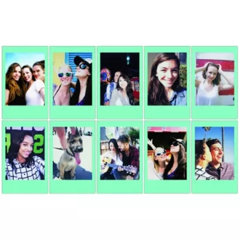 Fujifilm Instax Mini Sky Blue Frame (10 lapų) momentinė juosta | 54 x 86 mm