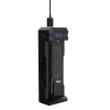 Baterijų įkroviklis XTAR SC1 vieno lizdo USB‑C Li‑ion 18650 elementams, 1 vieta, juodas