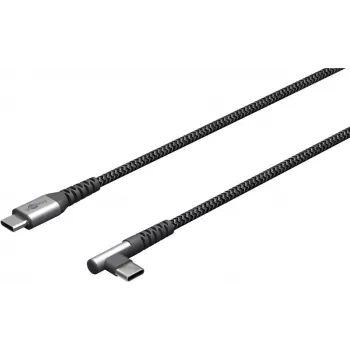 Goobay 64658 USB kabelis 0,5 m USB 2.0 USB-C juodai pilkas (64658)