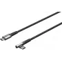 Goobay 64658 USB kabelis 0,5 m USB 2.0 USB-C juodai pilkas (64658)