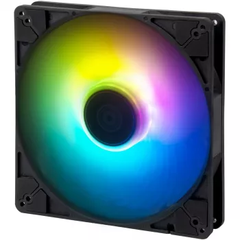 Korpuso ventiliatorius SilverStone Air Penetrator 184i ARGB 180 mm – juodas