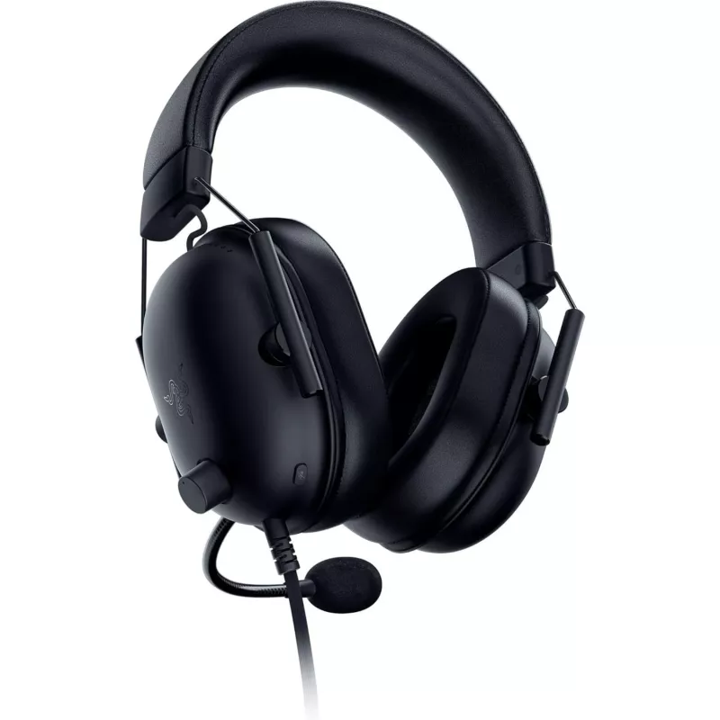 Laidinis žaidimų ausinių komplektas Razer BlackShark V2 X — binauralinis, 3,5 mm, 32 Ω, 12–28000 Hz, boom mikrofonas -42 dB, 270 g