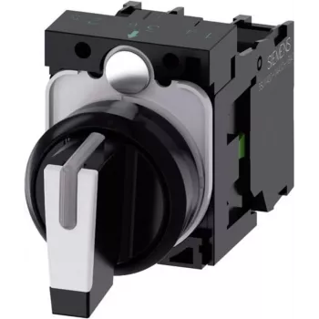 Siemens 3SU1100-2BM60-1NA0 elektrinis pavožtuvas, juodas, metalinis