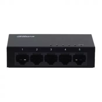 Dahua Technology SG1005-EUR tinklo jungiklis nevaldomas L2 Gigabit Ethernet (10/100/1000) juodas