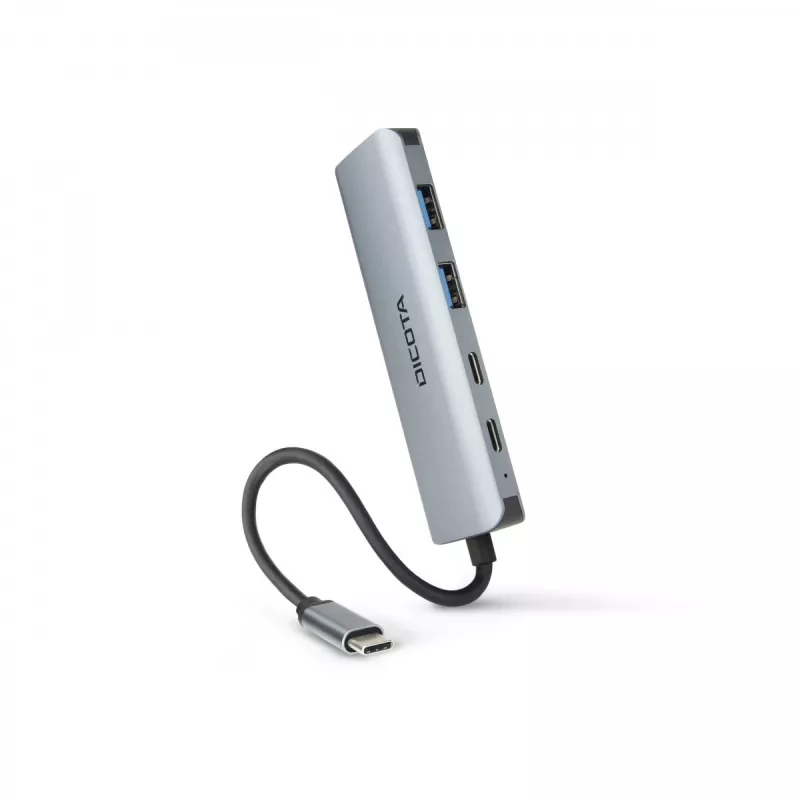 USB Type-C stotelė DICOTA D32061 10000 Mbit/s sidabrinė
