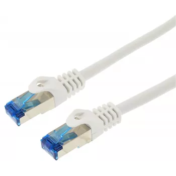 LOGON TCR55SS003W jungiamasis tinklo kabelis Cat5e SF/UTP (S-FTP), 0,3 m, baltos spalvos