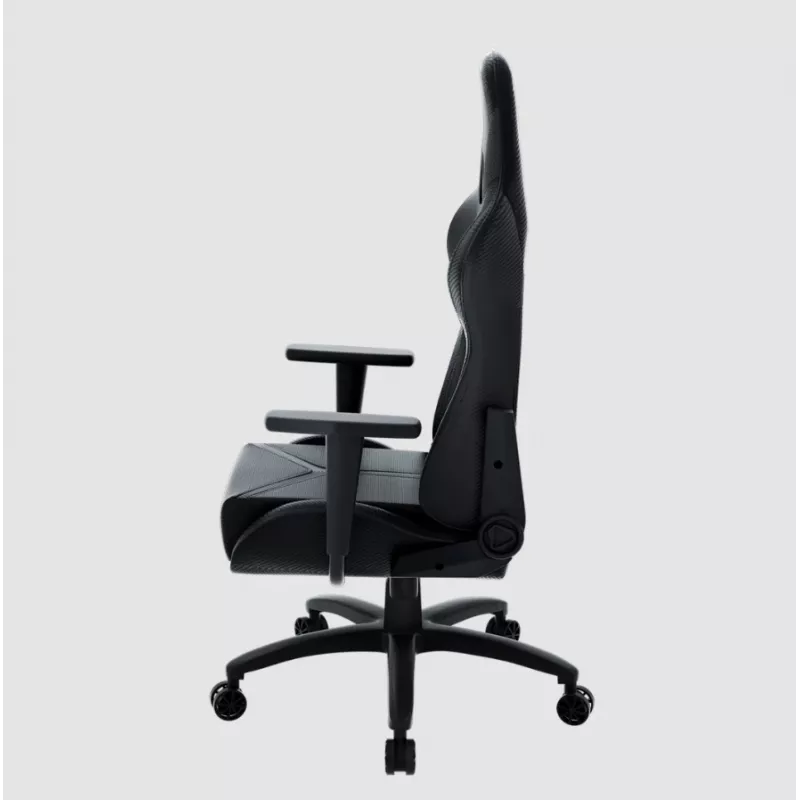 Žaidimų kėdė Onex STC Tribute Hardcore Black – ergonomiška PC/konsolės sėdynė su reguliuojamu aukščiu ir atlošimu
