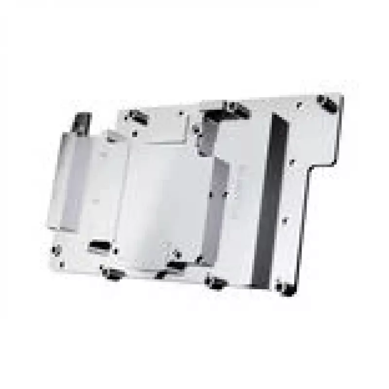 Alphacool 10261 Aliuminio chromo vario juoda galinė plokštė 95,7mm