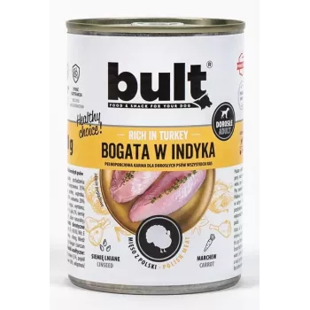 BULT Rich in turkey - Šlapias šunų maistas - 800 g