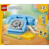 LEGO Creator 3-in-1 31174 Retro Telefonas konstravimo rinkinys, 383 detalės, 8+ metai, 70×110×150 mm