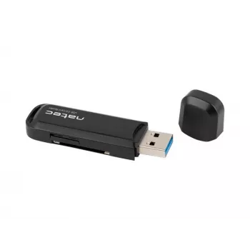 Kortelių skaitytuvas NATEC Scarab 2 USB 3.2 Gen 1 Type-A – MicroSD/SD palaikymas, 5000 Mbit/s, juodas