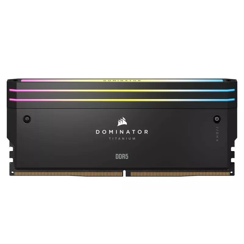 Dominator Titanium DDR5-6600, CL32, Intel XMP 3.0 - 32 GB dual kit, black