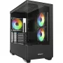 Korpusas Sharkoon Elite Shark CM100 bokštas Micro-ATX, be maitinimo šaltinio, juodas