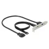 DeLOCK 89934 lizdo juostelė su 1 x USB Type-C ir 1 x USB Type-A prievadu