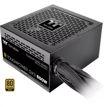 Thermaltake ToughPower GX3 - Maitinimo blokas (vidinis) - ATX12V 3.0 - EPS12V - 80 PLUS Gold - AC 100-240 V - 850 W - Juodas (PS-TPD-0850NNFAGE-3)