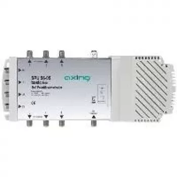 axing SPU 56-05 – 5 įėjimai – 6 išėjimai – 950–2400 MHz – 85–862 MHz – IP20 – F jungtys
