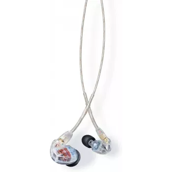 Shure SE535 laidinės ausinės į ausį scenai/studijai skaidrios