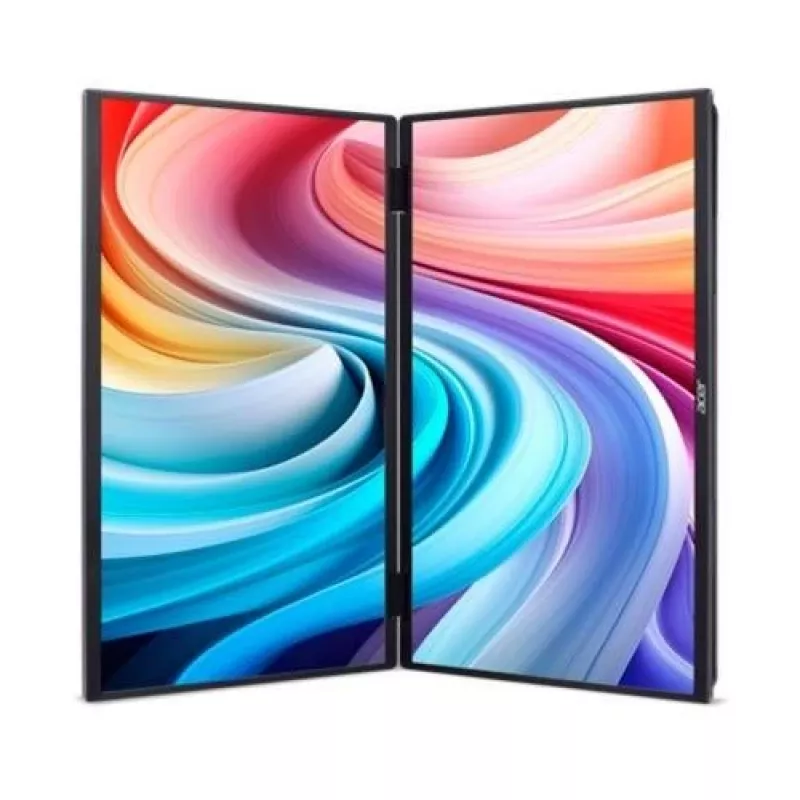 Nešiojamas monitorius Acer PD163QT 15.6 colio FHD 1920x1080 IPS 8 ms USB-C Juodas VESA 75x75
