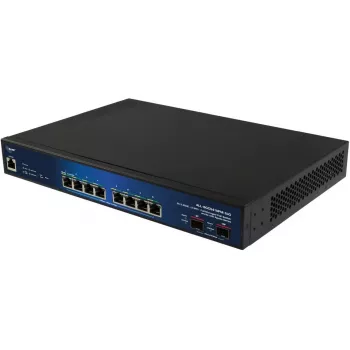 ALLNET Apollo pilnai valdomas Layer2+ 10 prievadų 8x 2.5GB PoE biudžetas 240W 2x maršrutizatorius WLAN ALL-SGC5410PM-10G