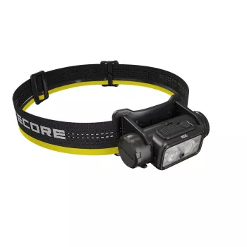 Priekinė galvos lemputė Nitecore NU50 juoda/geltona LED vandeniui atspari smūgiams atspari