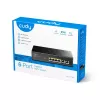 Cudy GS1006P tinklo jungiklis, nevaldomas Gigabit Ethernet, 6 prievadai PoE, 12 Gbit/s, 2048 MAC, juodas