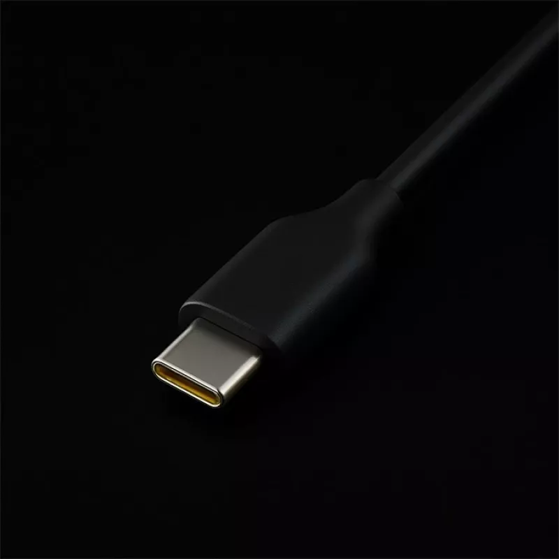 GaN nešiojamojo kompiuterio kroviklis QOLTEC 52419 65 W USB-C PD 5 V/20 V 3 A/3,25 A, 220–240 V, 1,8 m laidas, juodas