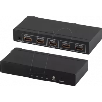 HDMI vaizdo skirstytuvas ShiverPeaks SP05-03004 4x HDMI 3840x2160