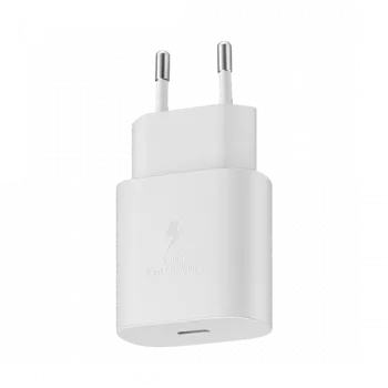 Samsung sieninis įkroviklis TA800NW 25W 1x Type-C - Baltas EU