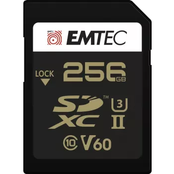 Atminties kortelė Emtec 256 GB SDXC UHS-II ECMSD256GUHS2V60