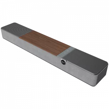 Garsiakalbio juosta KLIPSCH Flexus CORE 100 — 2.1 kanalų, 100 W, įmontuotas žemų dažnių garsiakalbis, Pilka/Riešutas