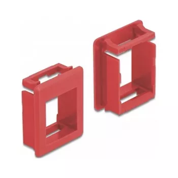 Montavimo komplektas DELOCK 86762, raudonas plastikas, modelis 86762