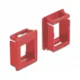 Montavimo komplektas DELOCK 86762, raudonas plastikas, modelis 86762