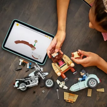 LEGO HARRY POTTER 76443 Hagrido ir Harrio motociklo pasivažinėjimas