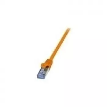 Logilink PrimeLine - jungiamasis laidas - RJ-45 (M) - RJ-45 (M) - 1,5 m - SFTP, PiMF - CAT 6a - presuotas, lygus, be halogenų - oranžinė (CQ3048S)