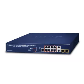 Valdomas L2+ Gigabit Ethernet jungiklis PLANET GS-5220-8P2T2S