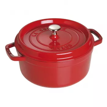 Staub Cocotte Single Pan 24 cm vyšnia