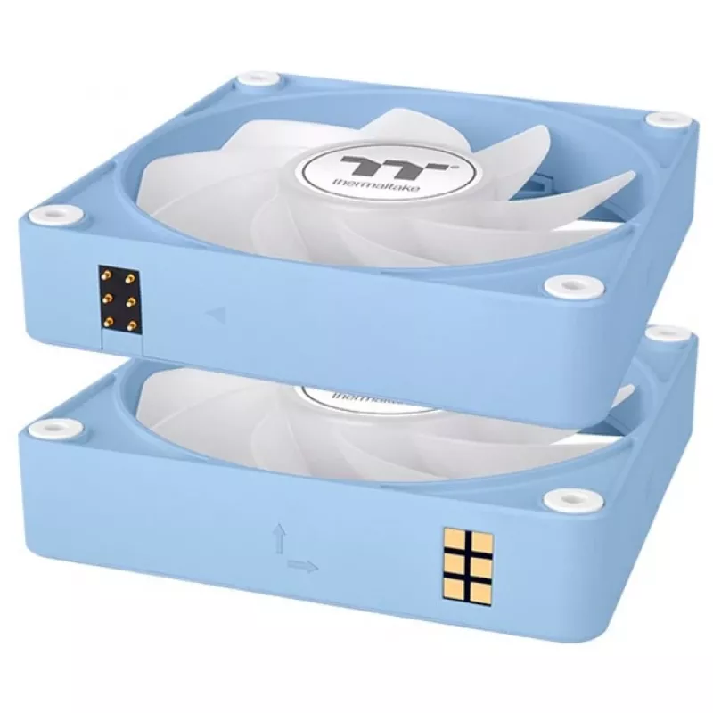 Thermaltake CT140 EX Reverse ARGB 140mm korpuso ventiliatorius 3 vnt. rinkinys Hydrangea Blue