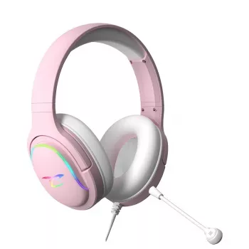 Ausinės žaidimams Subsonic Spectra LED Gaming Headset Sweety Pink