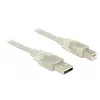 USB kabelis DeLOCK 83893 USB 2.0 1,5 m USB A USB B peršviečiamas