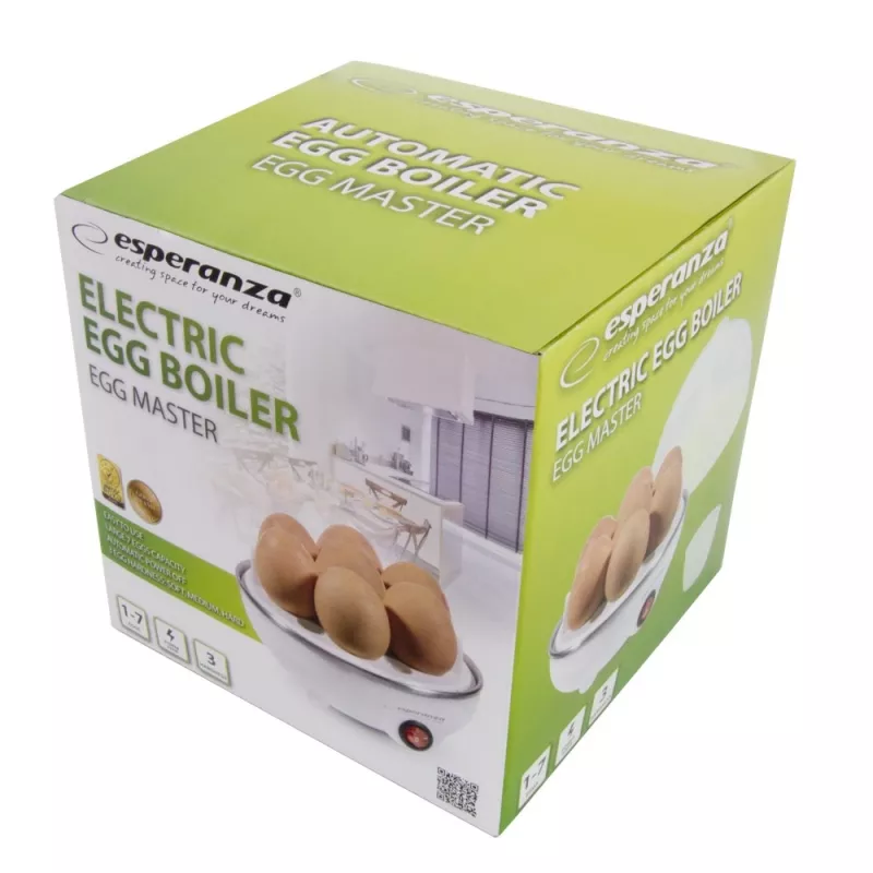 Esperanza EKE001 kiaušinių virimo aparatas 7 vnt. 350 W Baltas