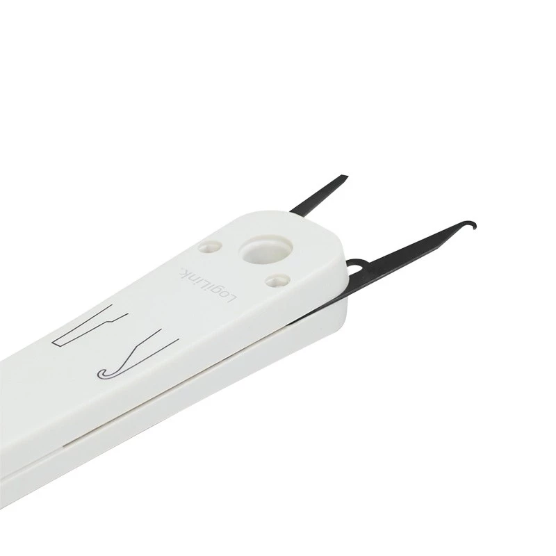 Kabelių užspaudimo replės LOGILINK WZ0001A RJ45/RJ11 su pjaustytuvu ir nuėmikliu, balta