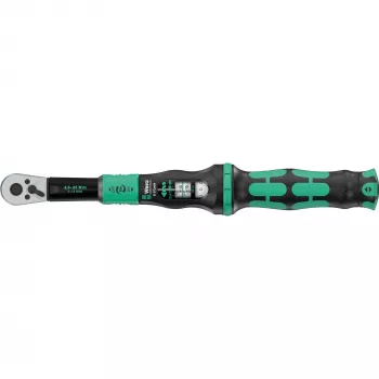 Drehmomentschlüssel mit Umschaltknarre Click-Torque Lock A 5 schwarz/grün, Abtrieb 1/4, 2,5 bis 25Nm