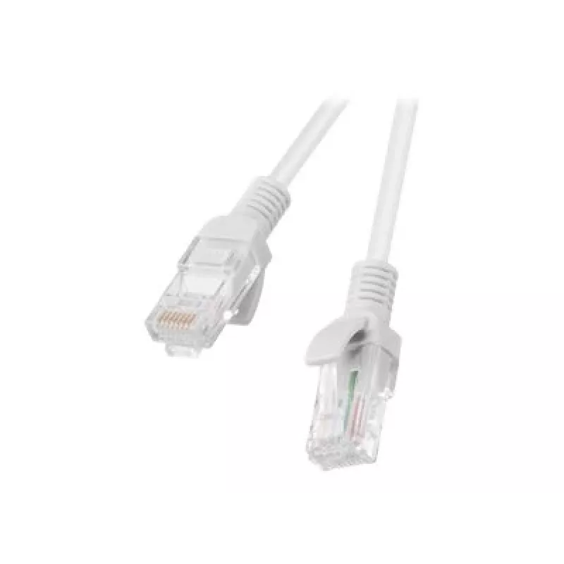 Tinklo kabelis Lanberg PCU6-10CC-0050-S RJ-45 Cat6 0,5 m Pilka