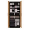 Topeshop OLIV 2D ANT/ART KPL biuro spinta knygoms