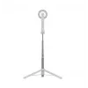 FIXED FIXSN-M-WH – sulankstomas aliumininis selfie strypas su Bluetooth nuotolinio valdymo pulteliu, 72 cm, baltas
