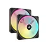 Ventiliatorių rinkinys Corsair iCUE LINK QX120 RGB 120mm PWM (3 vnt.) CO-9051004-WW