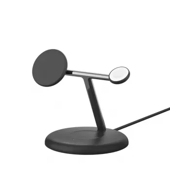 Belaidis įkroviklis Belkin WIZ023VFBK, vidaus, USB, belaidis, ausinėms, išmaniajam telefonui, išmaniajam laikrodžiui, juodas